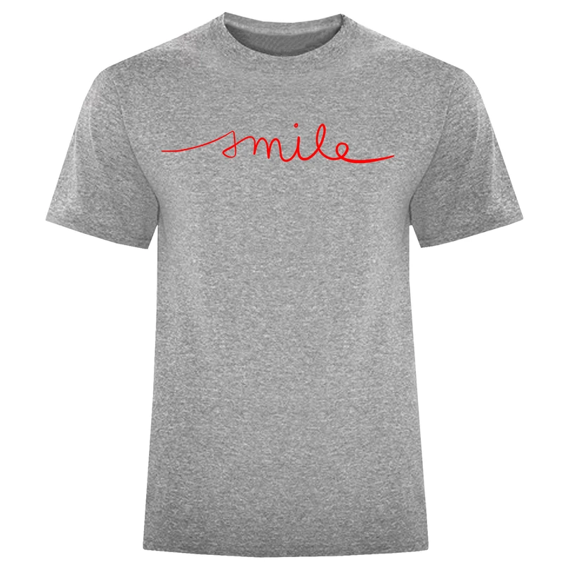 تی شرت آستین کوتاه مردانه طرح smile کد X03