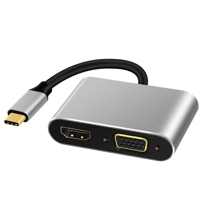 مبدل USB-C به USB3.0/USB-C/VGA/HDMI مدل VI545