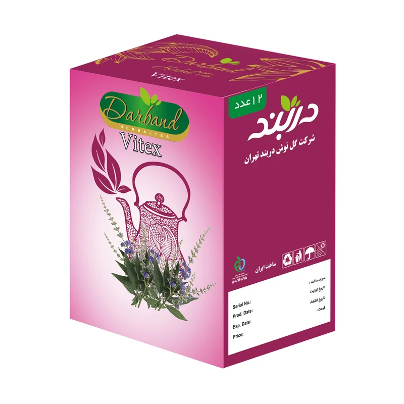 دمنوش گیاهی پنج انگشت دربند بسته 12عددی