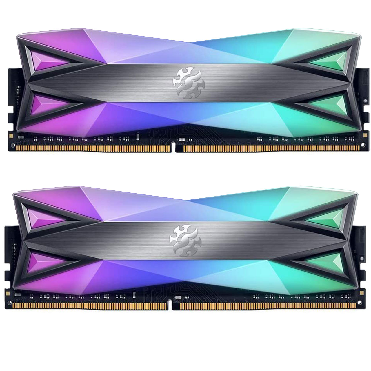 رم دسکتاپ DDR4 دو کاناله 3000 مگاهرتز CL16 ای دیتا ایکس پی جی مدل SPECTRIX D60G RGB ظرفیت 16 گیگابایت