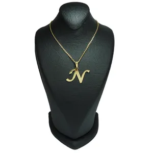 گردنبند زنانه طرح حرف N کد u095