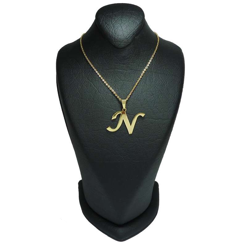 گردنبند زنانه طرح حرف N کد u095 گردنبند زنانه طرح حرف N کد u095