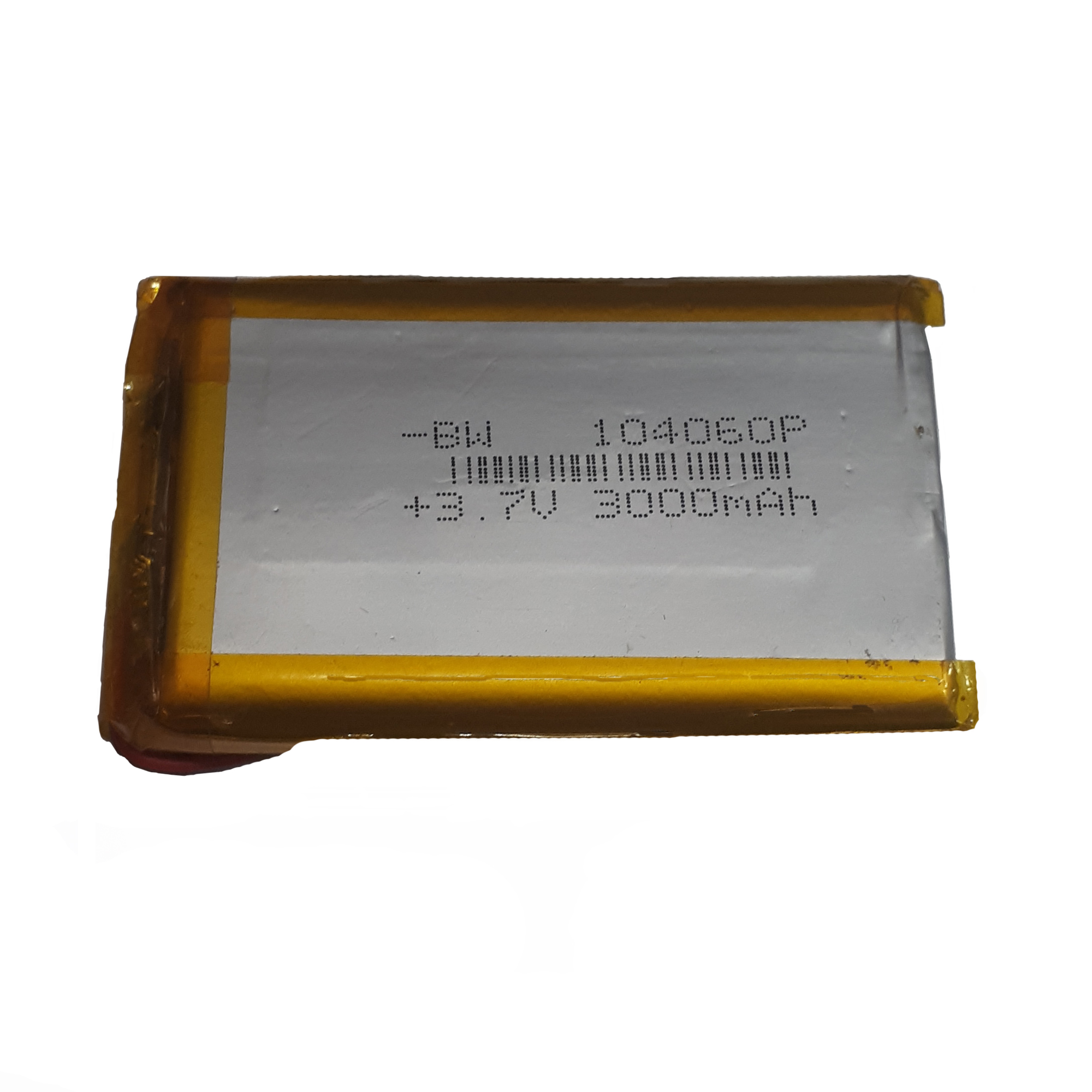 باتری لیتیوم-یون کد 104060p ظرفیت 3000 میلی آمپر ساعت 