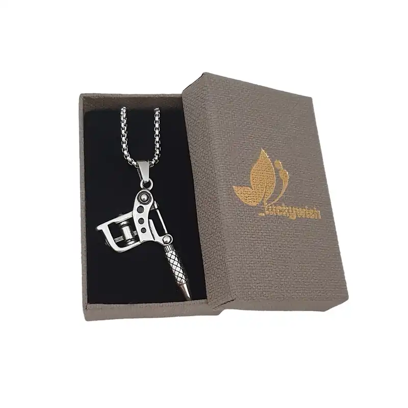 گردنبند لاکی ویش طرح دستگاه تاتو کد S-01