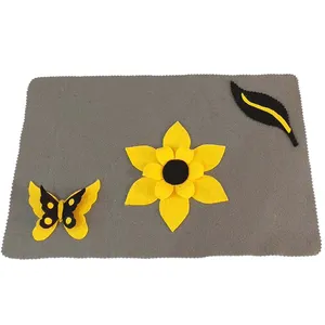 زیر بشقابی طرح گل 