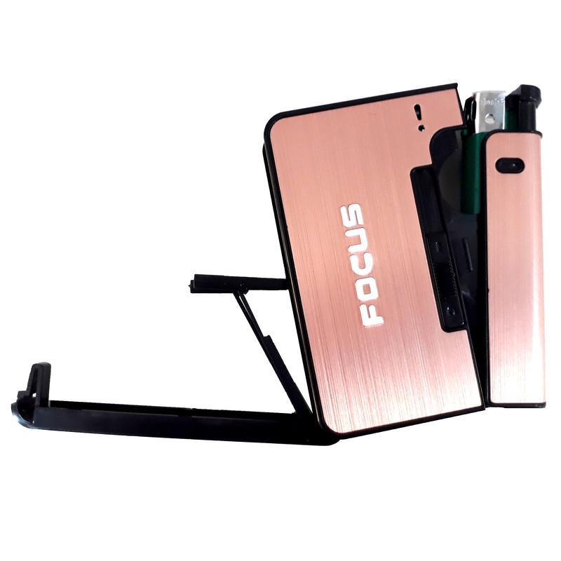 جعبه سیگار فوکاس مدل JD - yh001 به همراه فندک