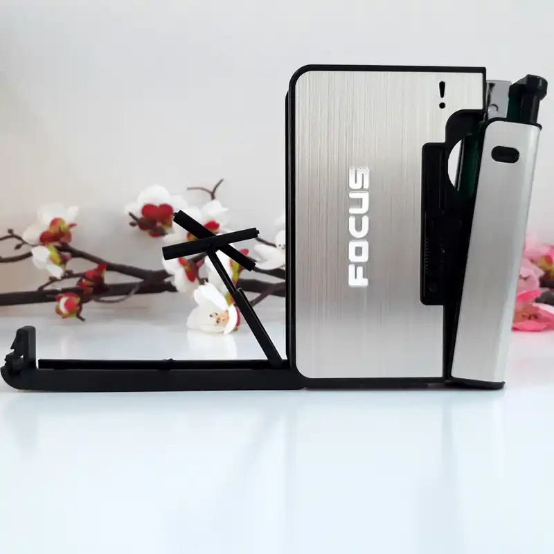 جعبه سیگار فوکاس مدل JD _ YH001 به همراه فندک