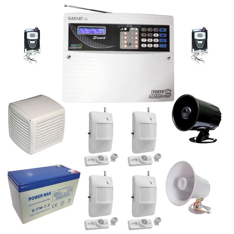 سیستم دزدگیر سیم کارتی پرتوآذرخش مدل Smart ZXD سیستم دزدگیر سیم کارتی پرتوآذرخش مدل Smart ZXD