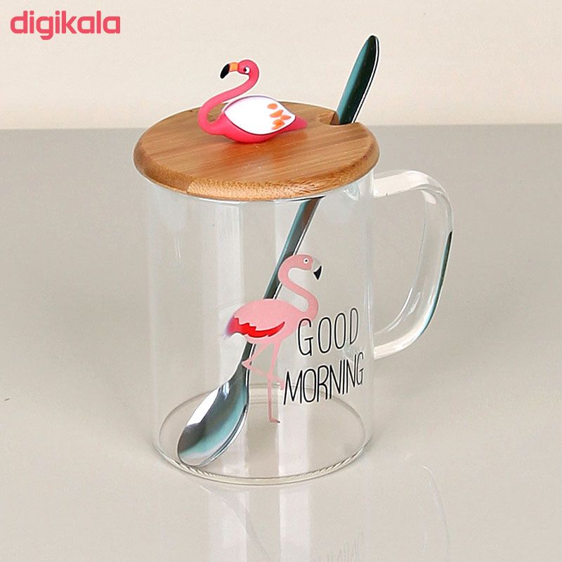 لیوان بامبوم مدل Agita Flamingo main 1 1