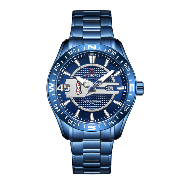 ساعت مچی عقربه ای مردانه نیوی فورس مدل NF9157 BE              ارزان