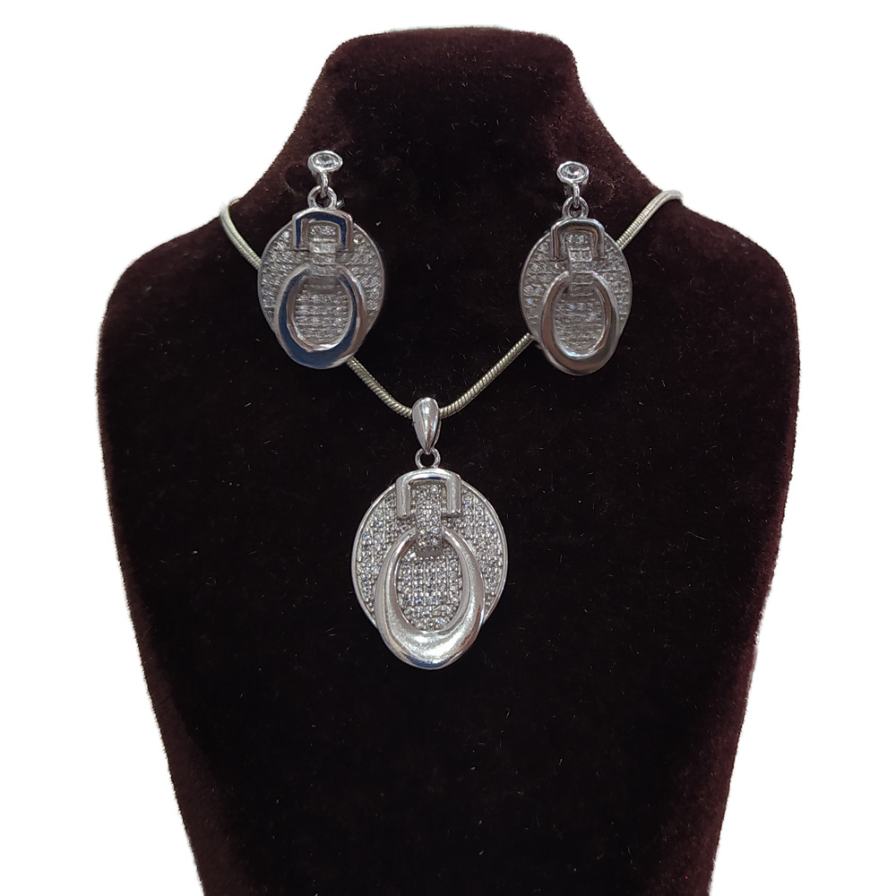 نیم ست نقره زنانه  کد SR1104