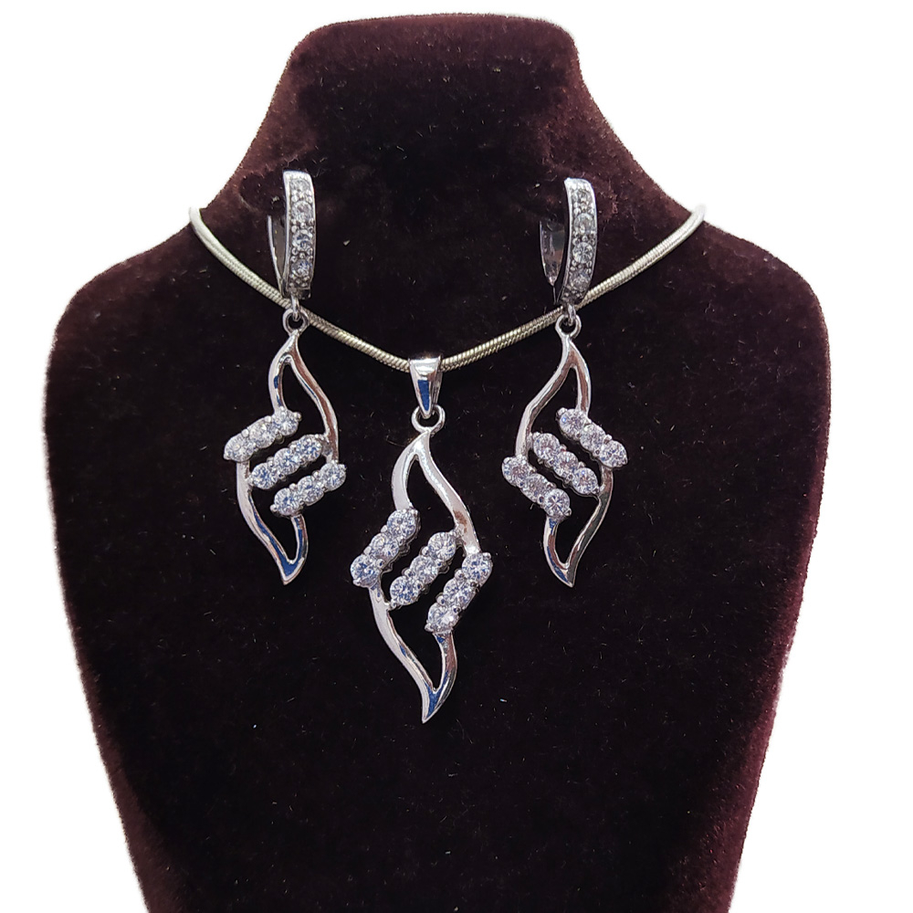 نیم ست نقره زنانه کد SR1105