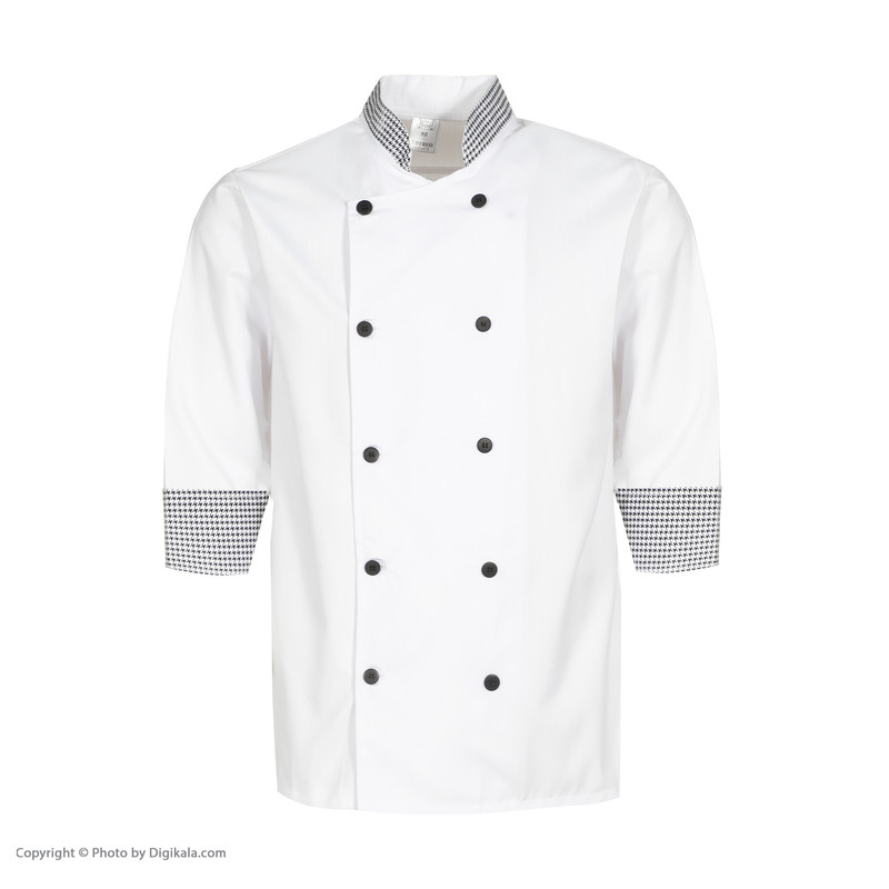 روپوش آشپزی کیمیا کد 25 رنگ سفید