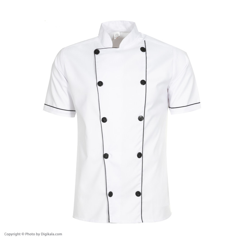 روپوش آشپزی خضراء کد 40 رنگ سفید روپوش آشپزی خضراء کد 40 رنگ سفید