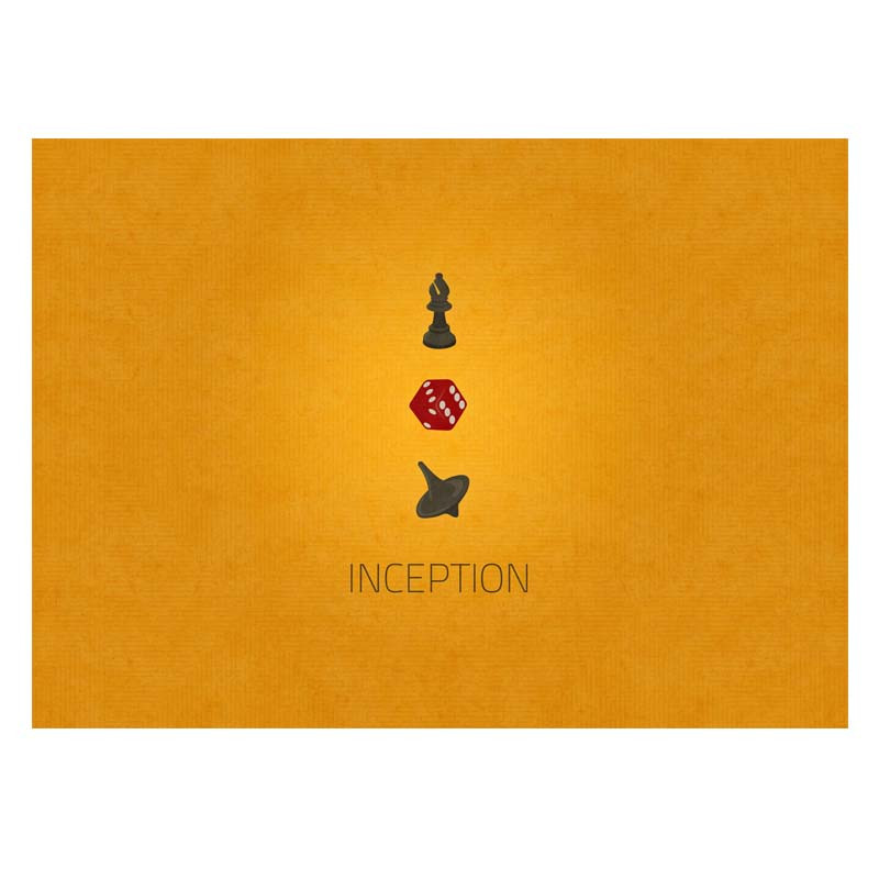 تابلو شاسی طرح سینما مدل Inception کد 405