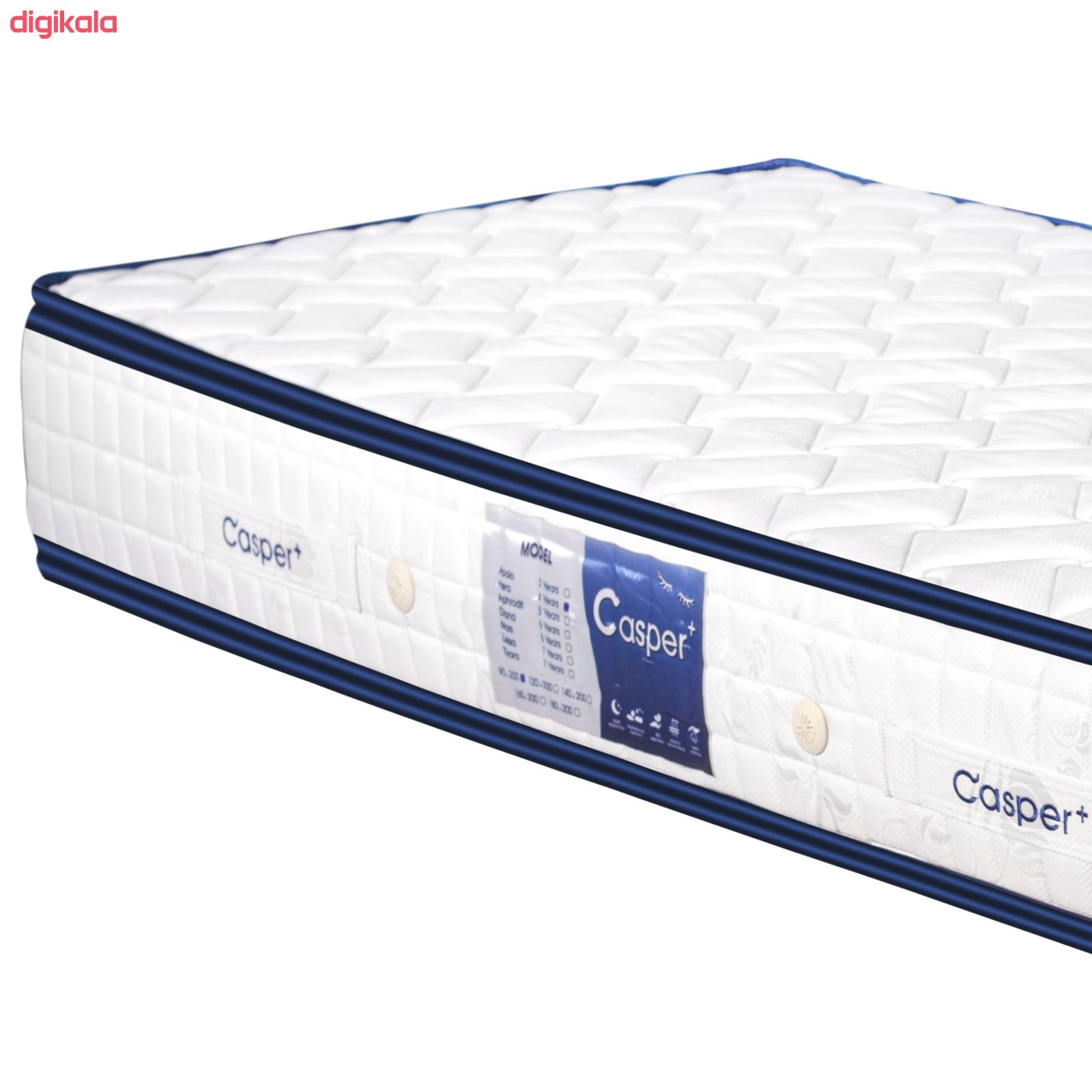 تشک کسپر مدل هیرا یک نفره سایز 200×120 سانتی متر main 1 2