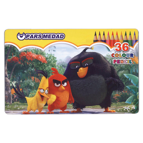 مداد رنگی 36 رنگ پارس مداد مدل P-36-02