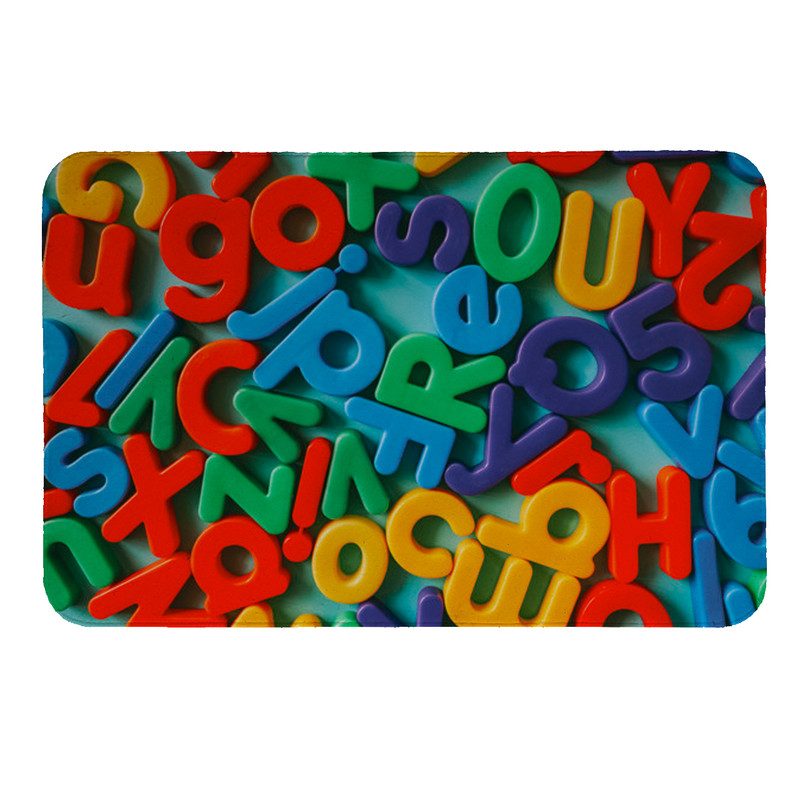 پادری طرح حروف انگلیسی کد 8101 سایز 80 × 50 سانتی‌متر