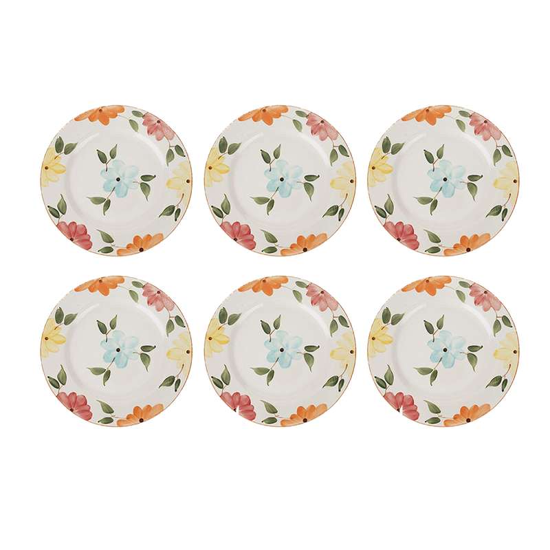 پیش دستی طرح بهار گل ها کد Bpp006 مجموعه 6 عددی