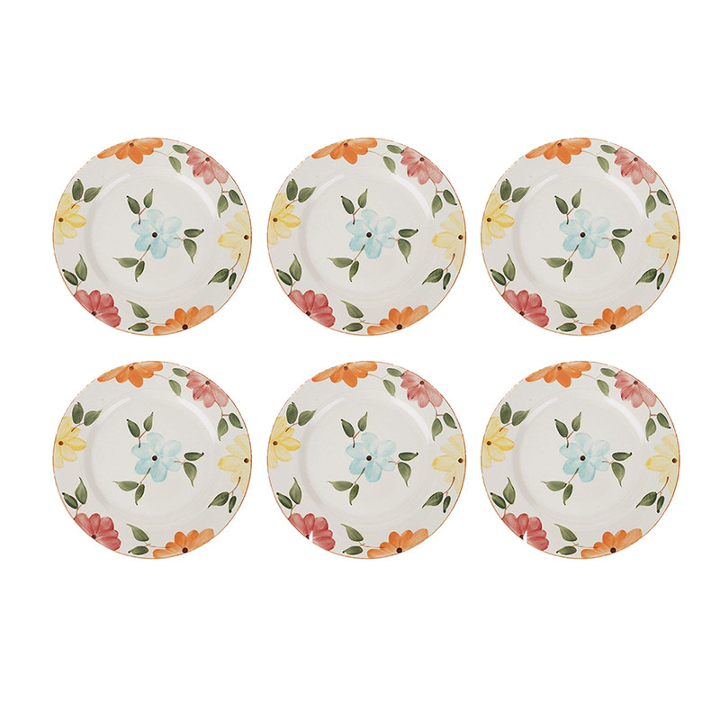 پیش دستی طرح بهار گل ها کد Bpp006 مجموعه 6 عددی