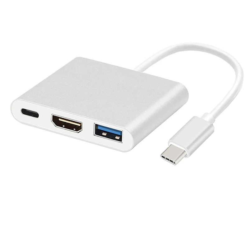 مبدل USB-C به USB3.0/USB-C/HDMI مدل VI545