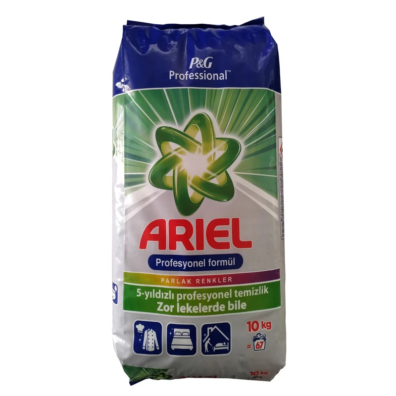 پودر ماشین لباسشویی آریل مدل profesyonel formul وزن 10 کیلوگرم