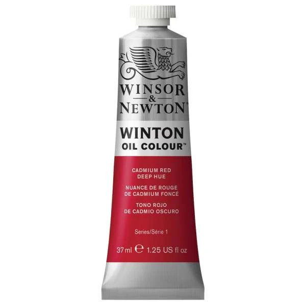 رنگ روغن وینزور اند نیوتون مدل وینتون کد CADMIUM RED DEEP HUE 6 حجم 37 میلی لیتر
