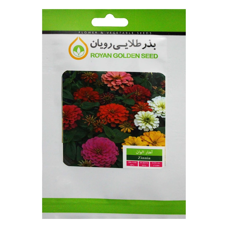 بذر گل آهار الوان بذر طلایی رویان کد BZTR-003