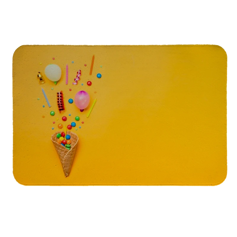  پادری طرح بستنی قیفی کد 8109 سایز 80 × 50 سانتی‌متر