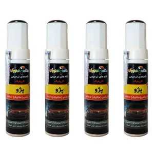 قلم خشگیر بدنه خودرو دوپلی کالر کد 66907 رنگ سبز یشمی متالیک بسته 4 عددی