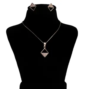 نیم ست نقره زنانه کد 316