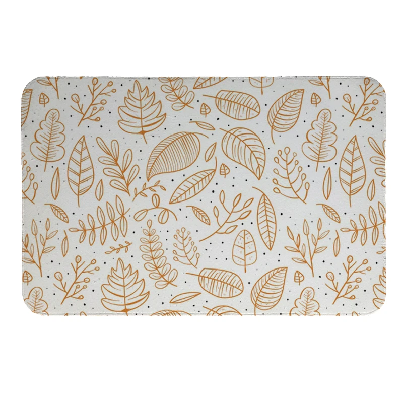  پادری طرح برگ کد 8113 سایز 60 × 40 سانتی‌متر