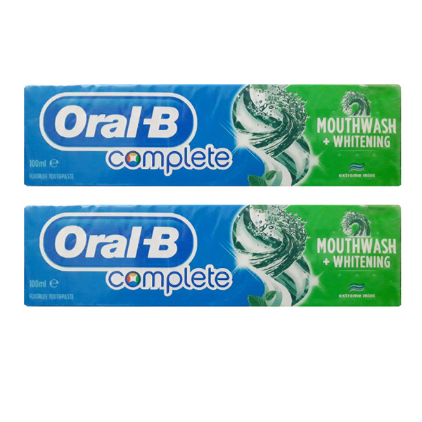 خمیر دندان اورال بی مدل Compelete حجم 100 میلی لیتر مجموعه 2 عددی خمیر دندان اورال بی مدل Compelete حجم 100 میلی لیتر مجموعه 2 عددی