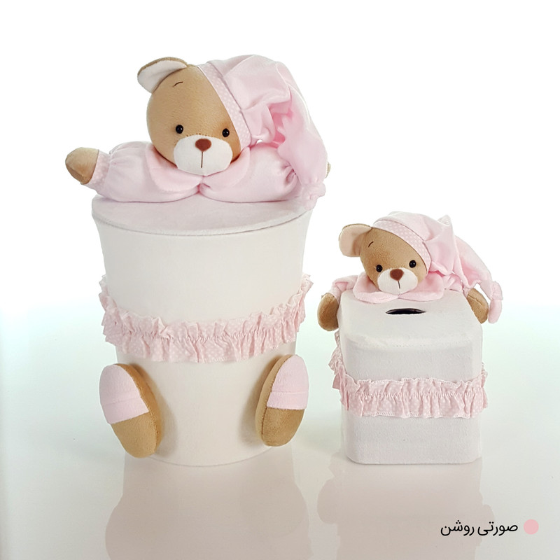 ست سطل و جادستمال اتاق کودک طرح خرس نانان