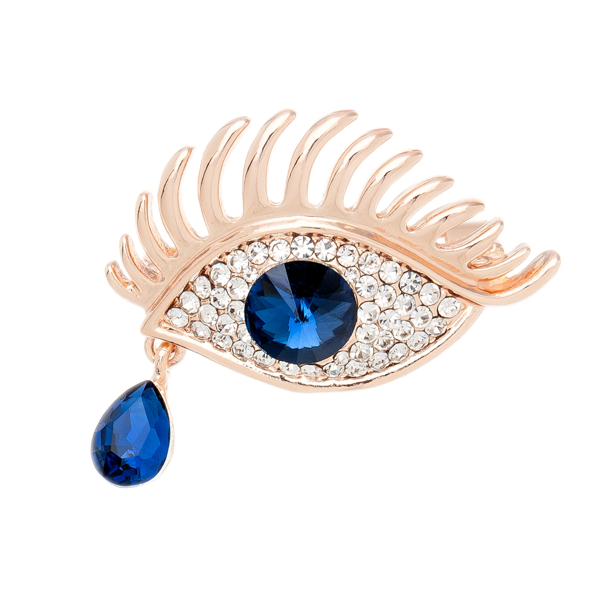 گل سینه زنانه طرح چشم کد G1060