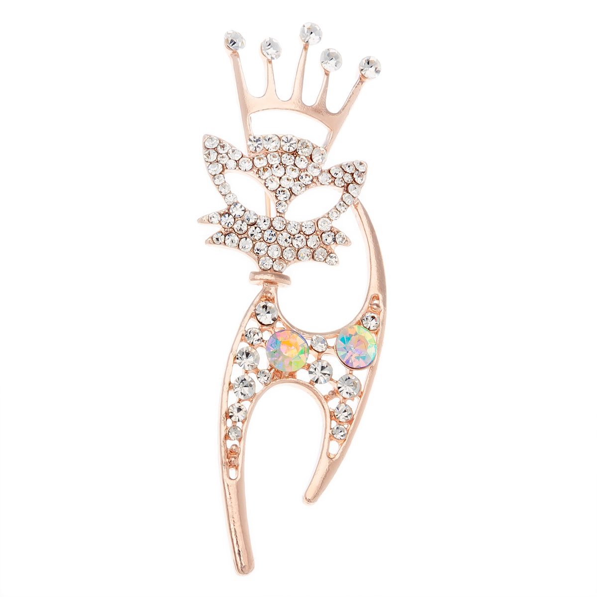 گل سینه زنانه طرح گربه کد G1080