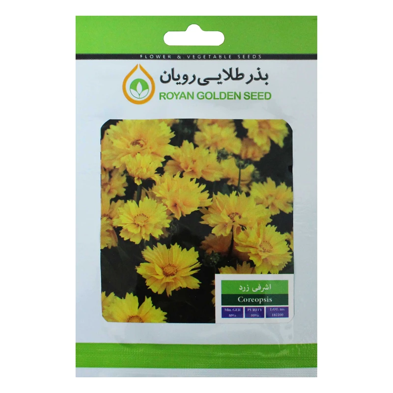 بذر گل اشرفی زرد بذر طلایی رویان کد BZTR-006