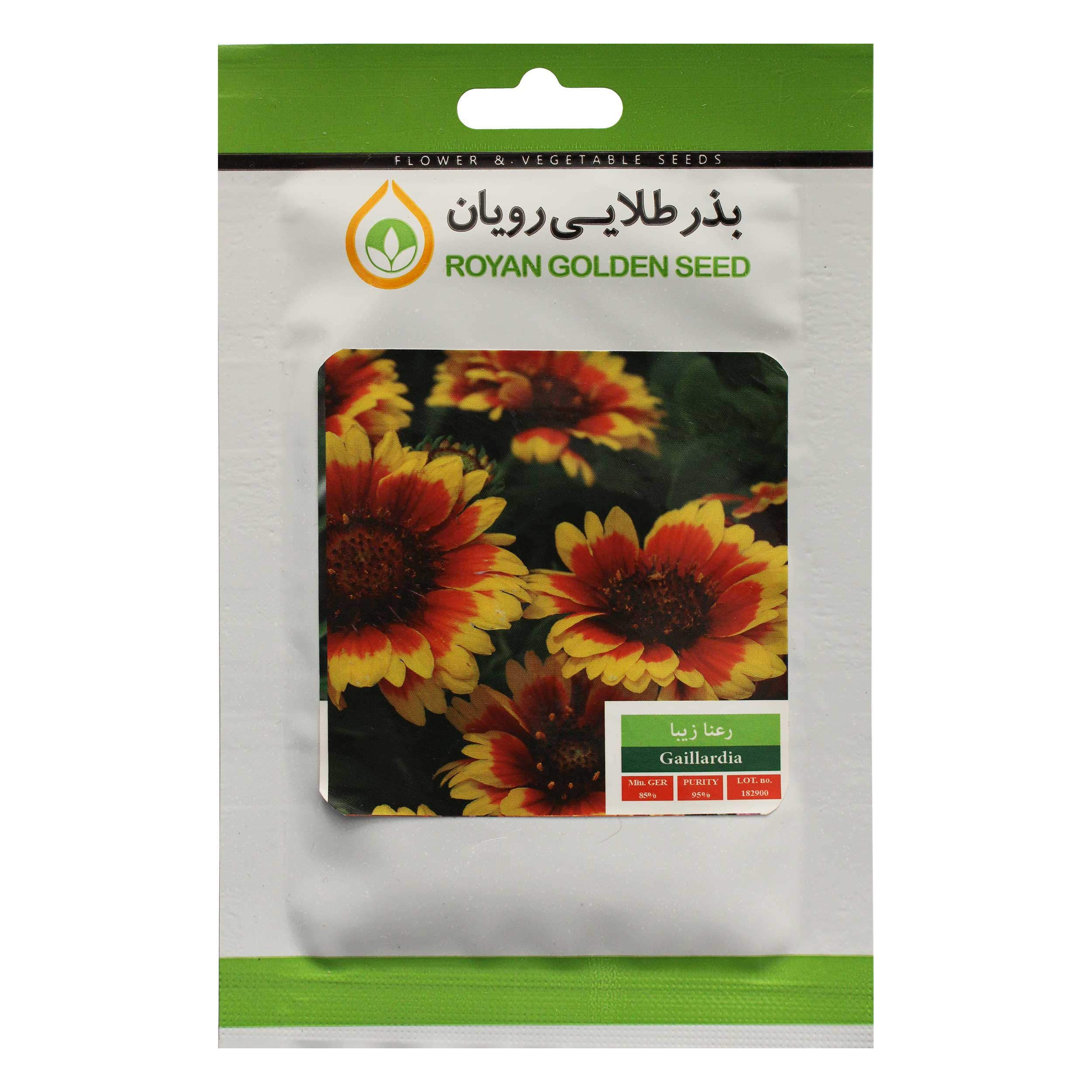 بذر گل رعنا زیبا بذر طلایی رویان کد BZTR-017