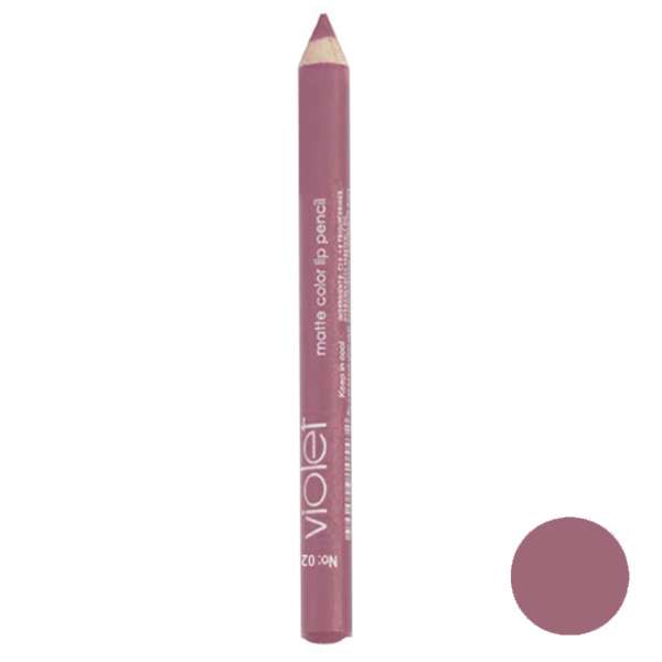 رژ لب مدادی ویولت شماره 02