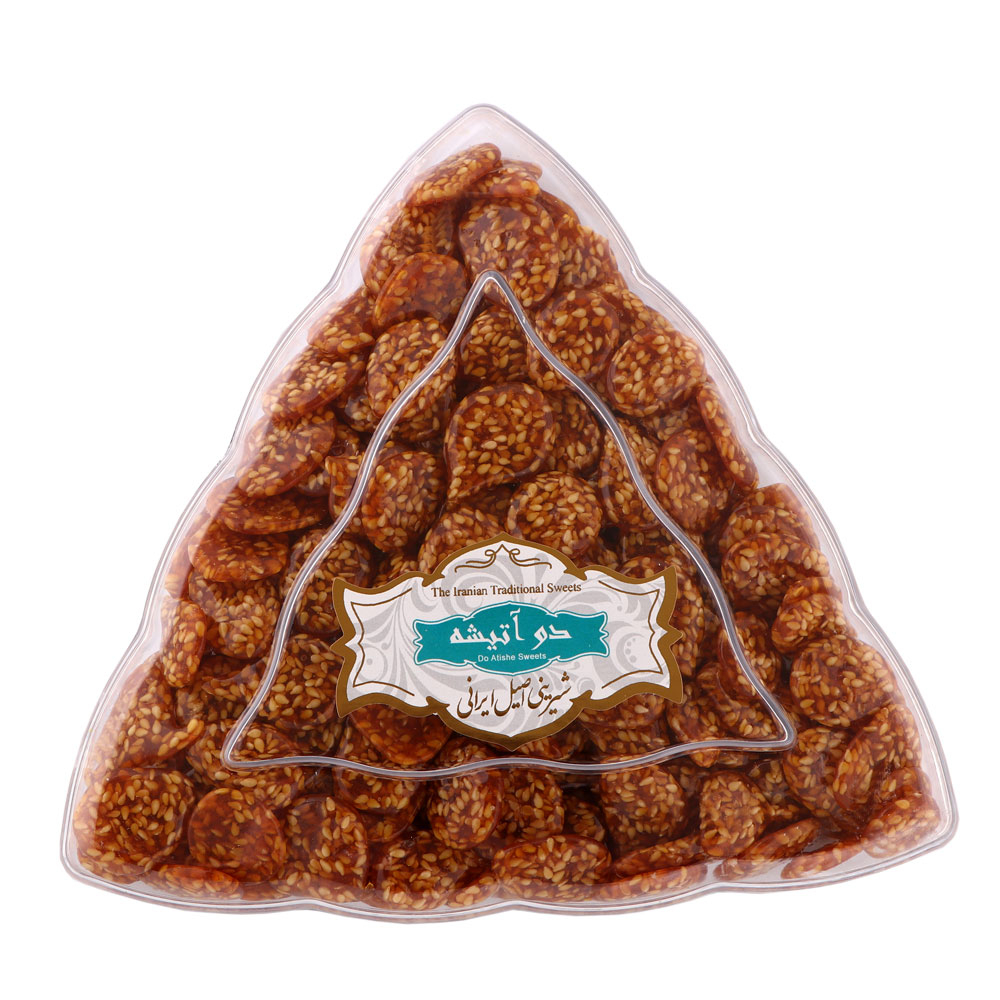 	سوهان عسلی کنجدی دو آتیشه - 400 گرم