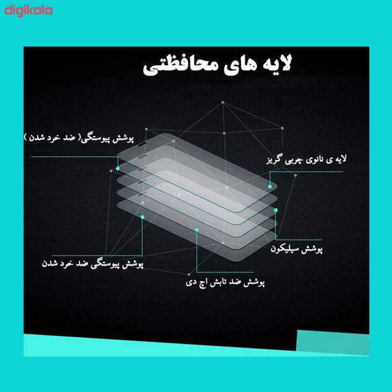 محافظ صفحه نمایش 9D راین مدل R_9LEdge مناسب برای گوشی موبایل سامسونگ Galaxy S8 به همراه محافظ لنز دوربین main 1 2