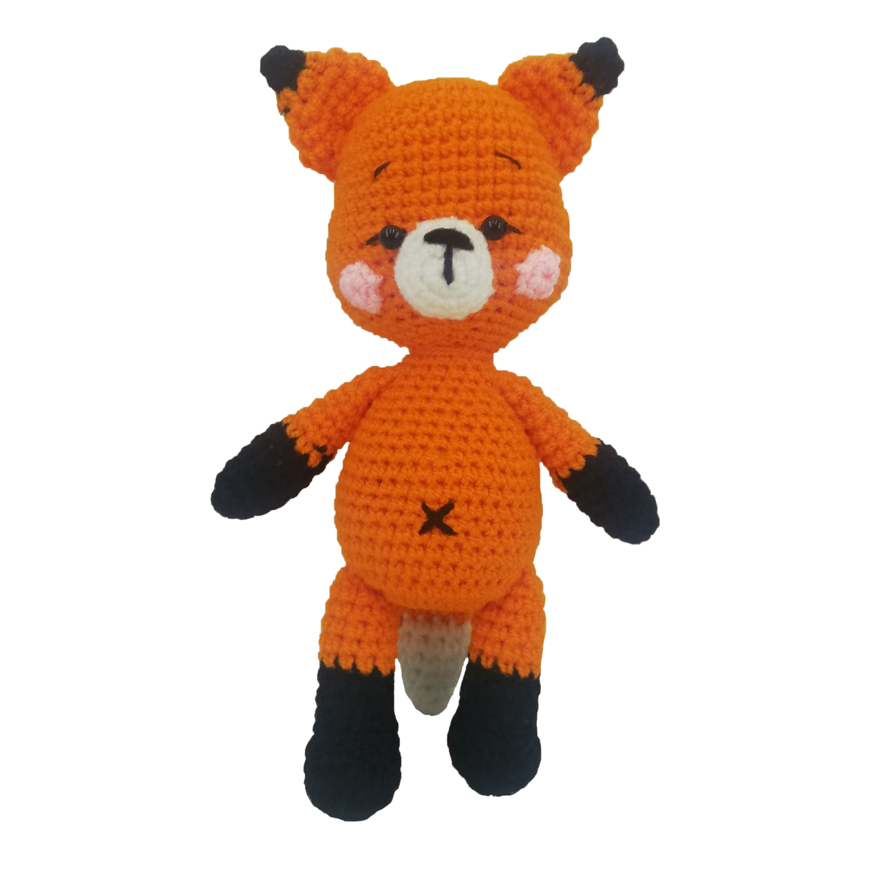 عروسک بافتنی طرح روباه کد RO1