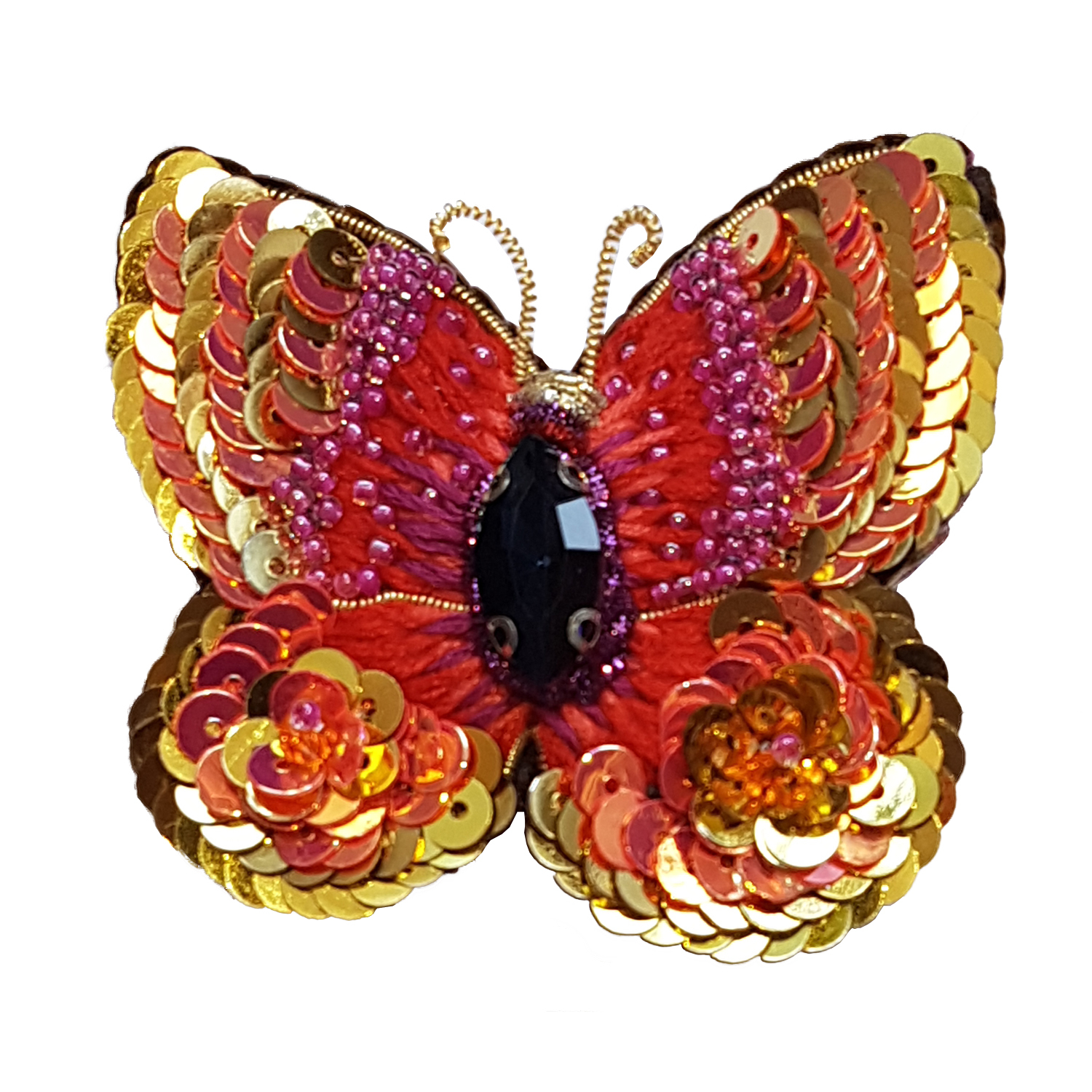 سنجاق سینه زنانه طرح پروانه کد GOL075