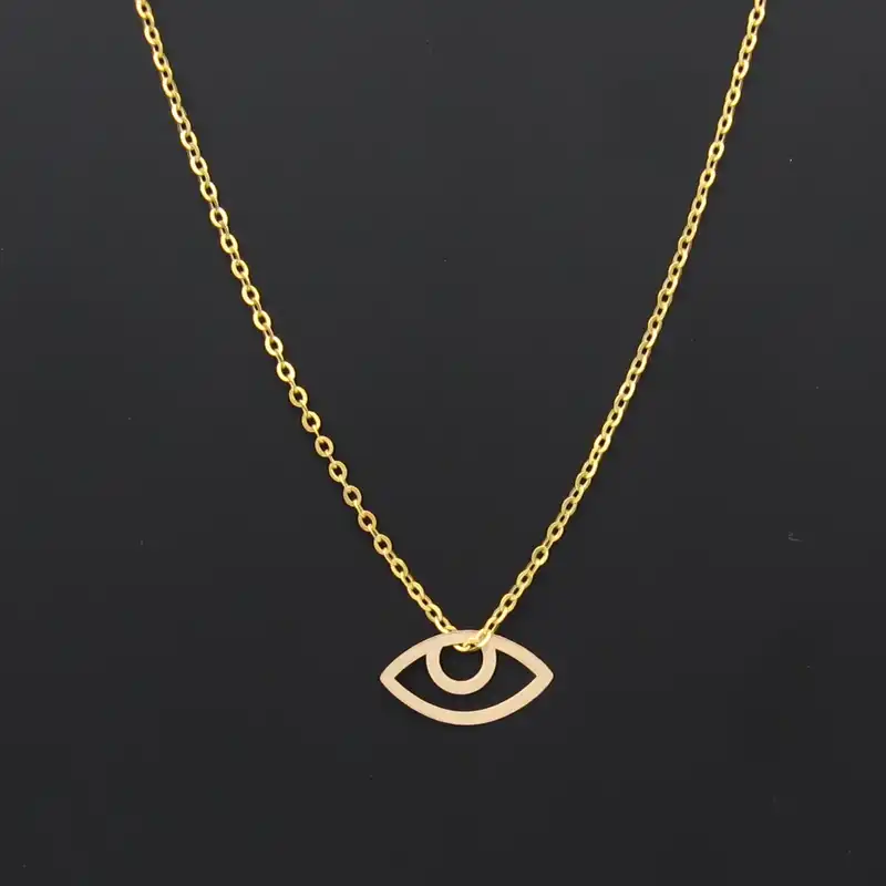 گردنبند طلا 18 عیار زنانه مانچو کد sfgs018