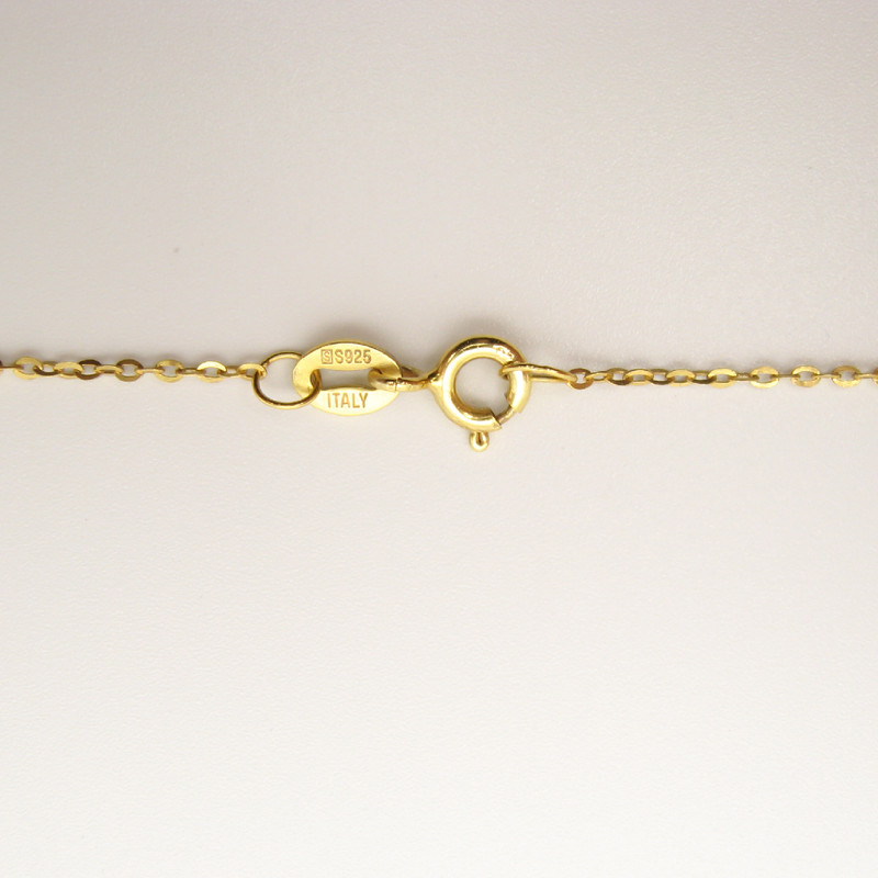 گردنبند طلا 18 عیار زنانه مانچو کد sfgs019