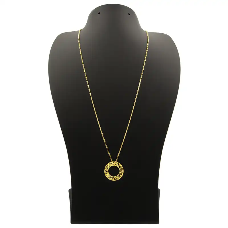 گردنبند طلا 18 عیار زنانه مانچو کد sfgs020