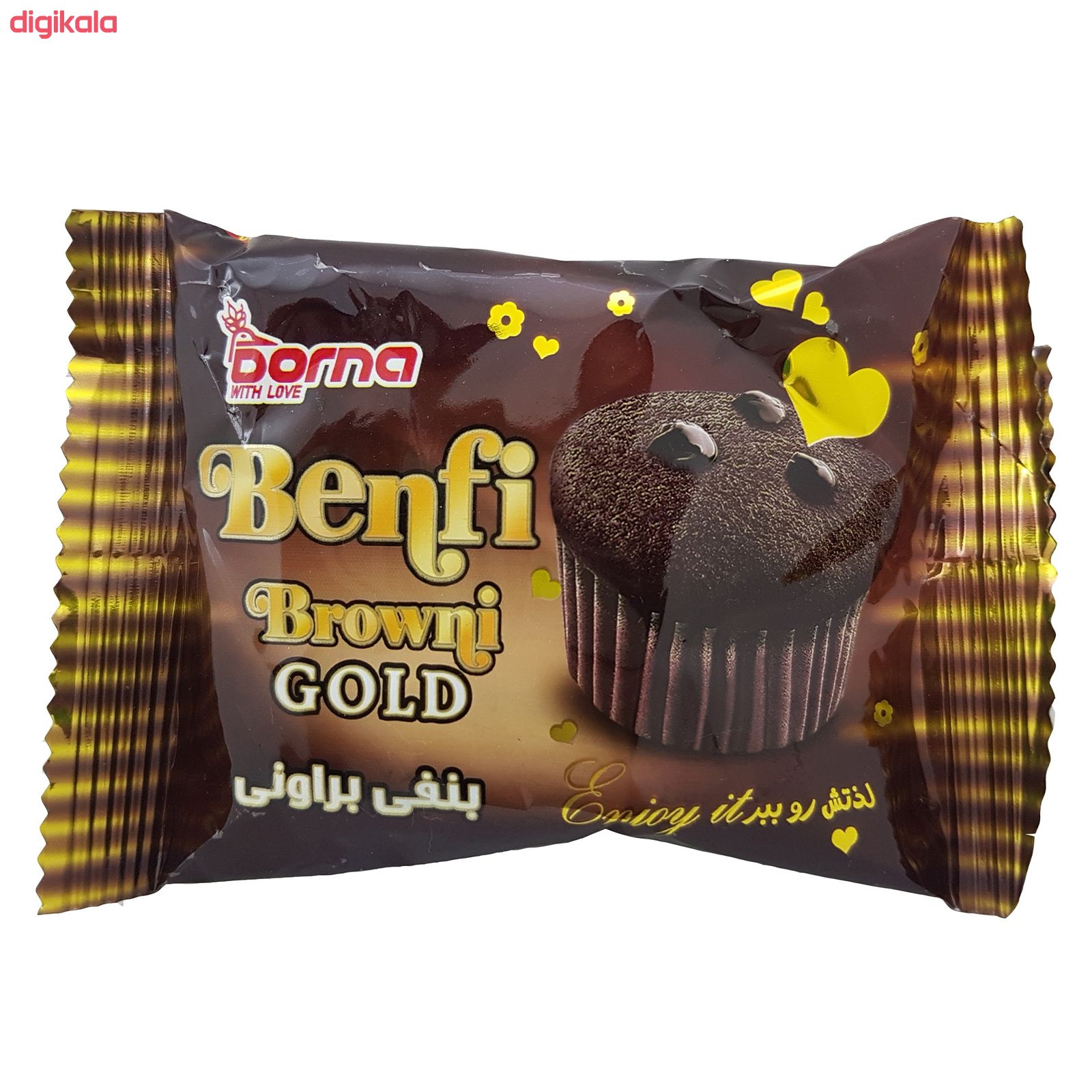 کیک براونی شکلاتی درنا - 60 گرم بسته 24 عددی main 1 1