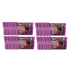 کیک براونی آلبالویی درنا - 60 گرم بسته 24 عددی