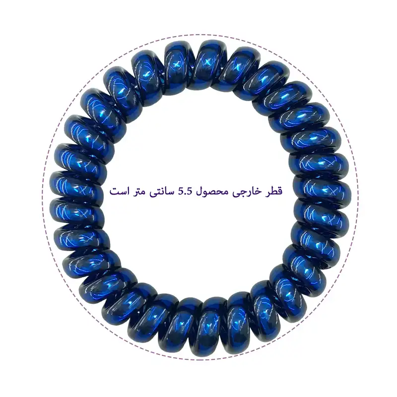 کش مو زنانه طرح سیم تلفن کد PLK0034