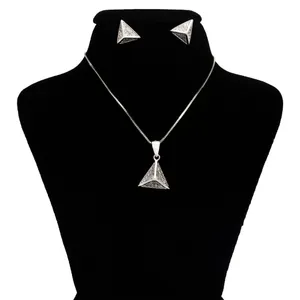 نیم ست نقره زنانه کد 324